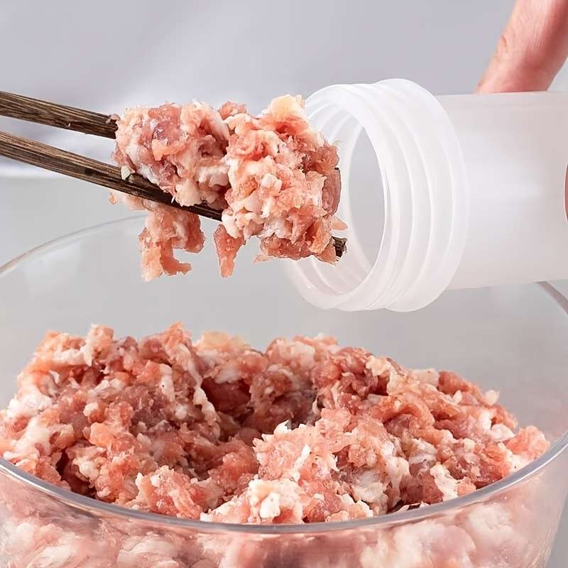 1pc Durable Plastic Sausage Stuffer Tool Handheld Sausage Maker for Homemade Sausages Kitche