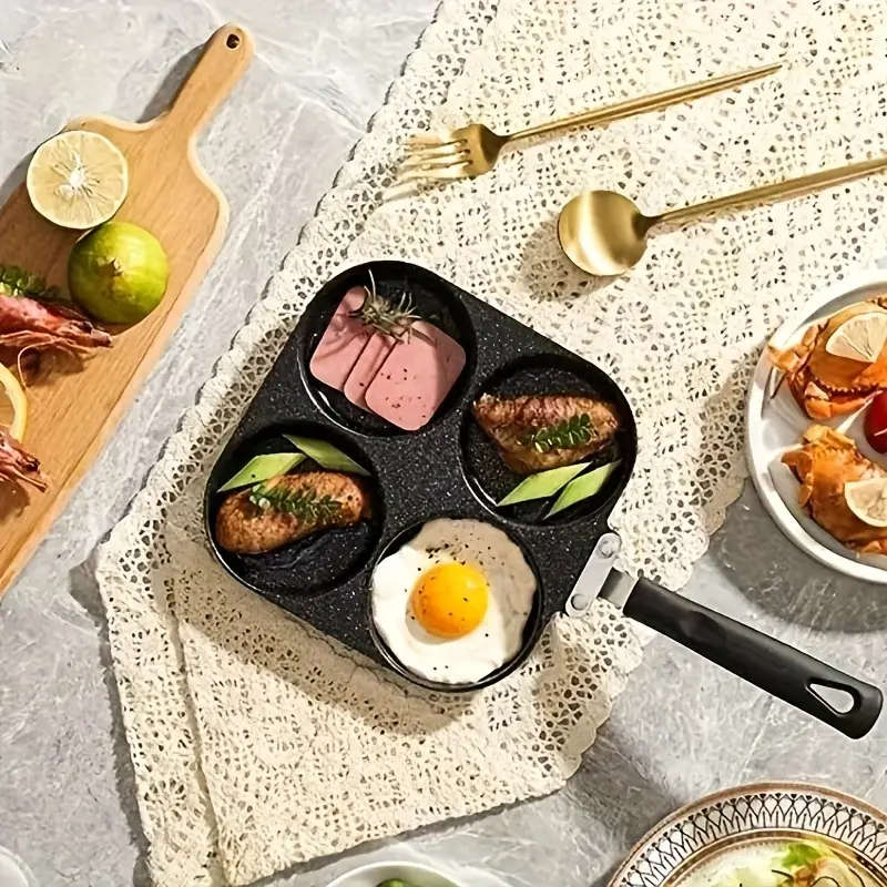 One Pot Four Cup Round Frying Pan Non Stick
