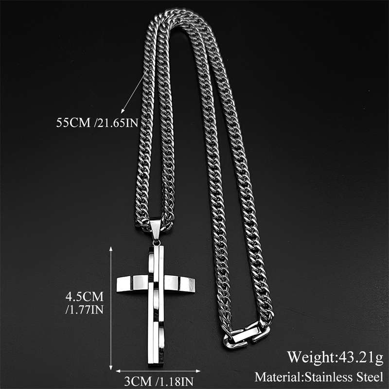 1 Piece Golden Jesus Theme Pendant