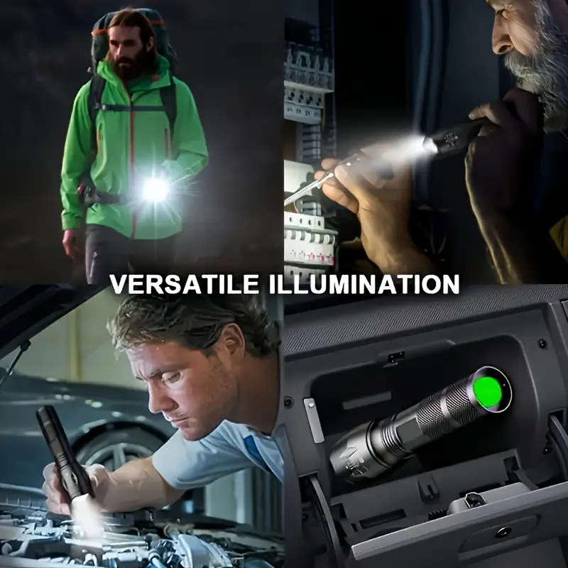 3pcs LED Aluminum Handheld Flashlights