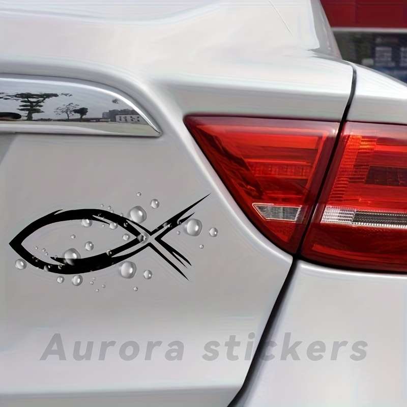 1pc Black Jesus Christian Themed Stickers