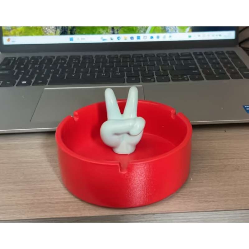 1pc Ceramic Ashtray for Home Living Room Office High-end Simple Creative Large Trendy Cute