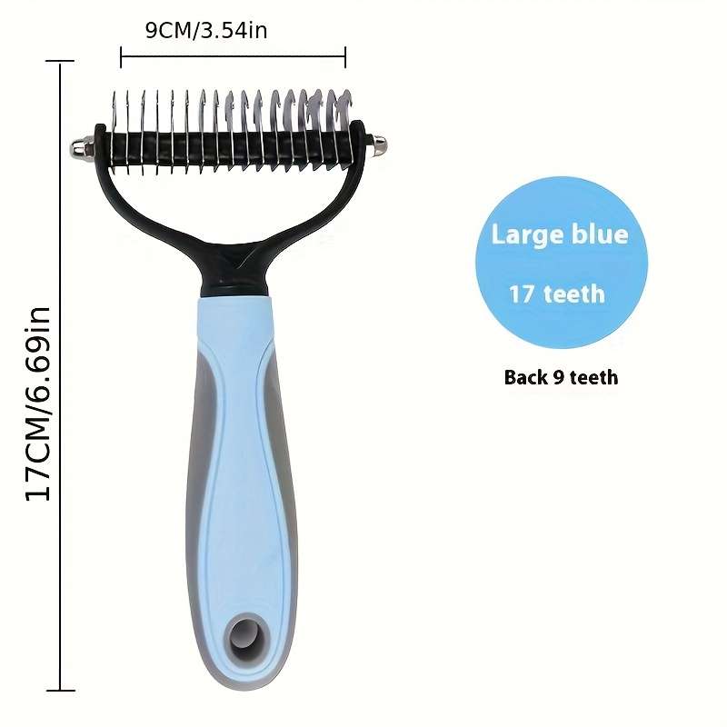 1pc Blue Small Pet Comb