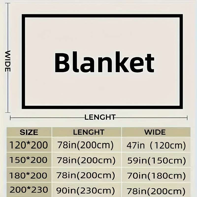 1ps Blanket Size 200X230Cm 78.74X90.55In