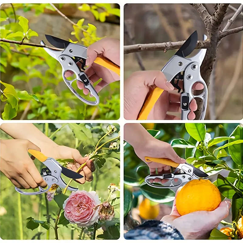 Manual Gardening Pruning Shears High Carbon Steel Gardening Shears