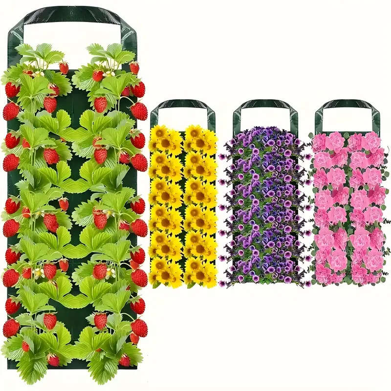 8Hole Hanging Strawberry Planting Bag