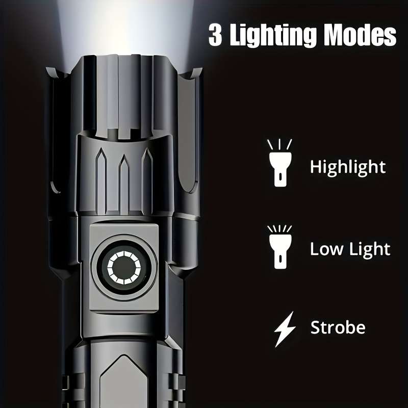 1PC 800mAh Torch   Flashlight