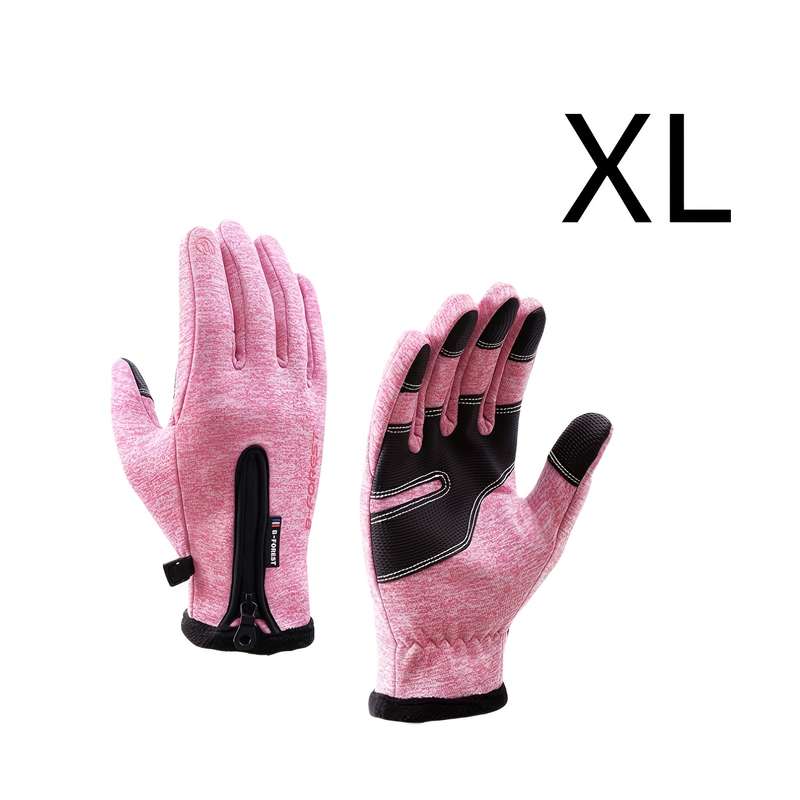 1 Pair Gray Size M Warm Gloves