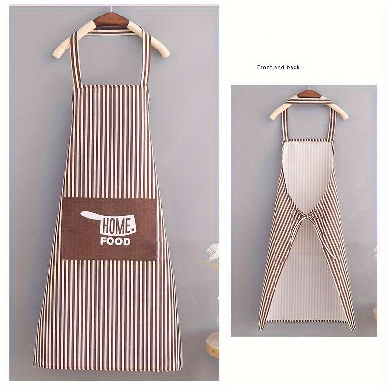 1pc Durable And Breathable Canvas Apron for Home Use Suitable for Both Men And Women Ideal for Co