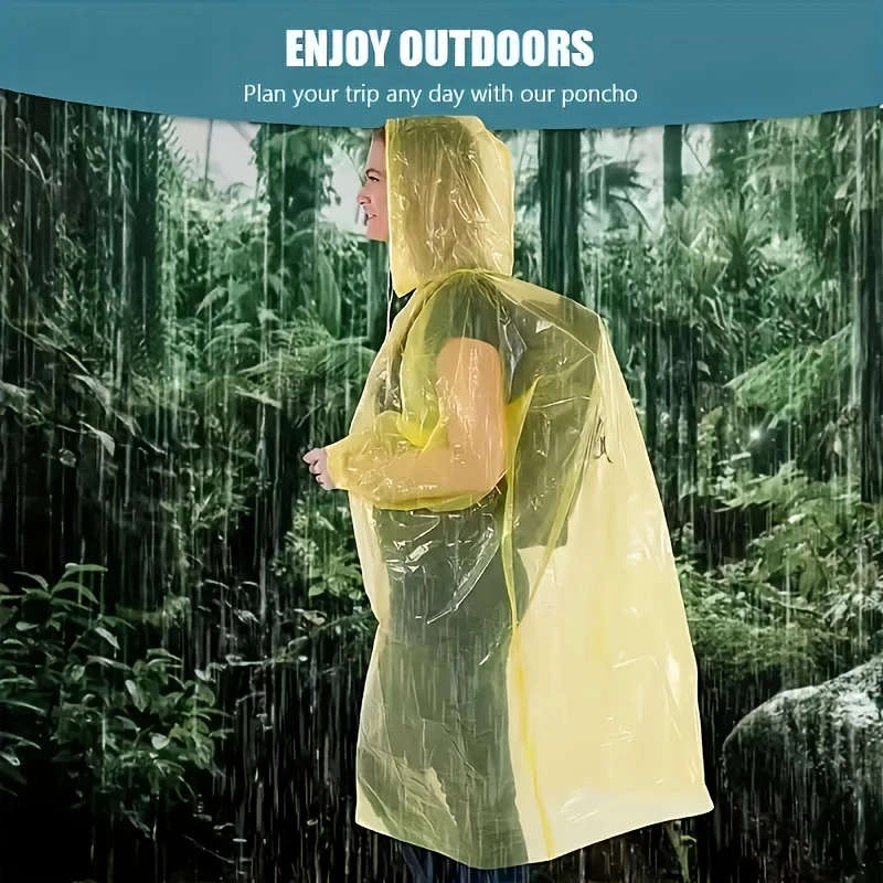 10 Portable Emergency Raincoats