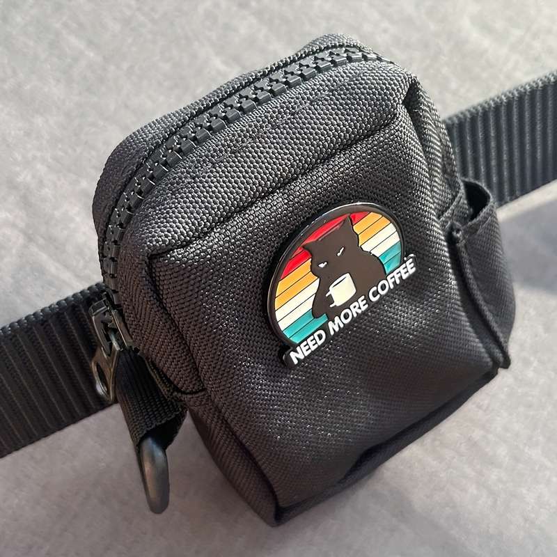 1pc Original Canvas Storage Bag Coin Purse Card Holder Belt Bag Mini Hanging Pouch for Running
