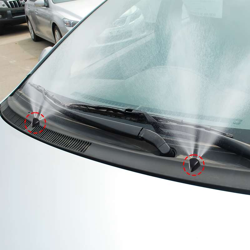 2Pcs Universal DIY Car Windshield Washer Jet Nozzle