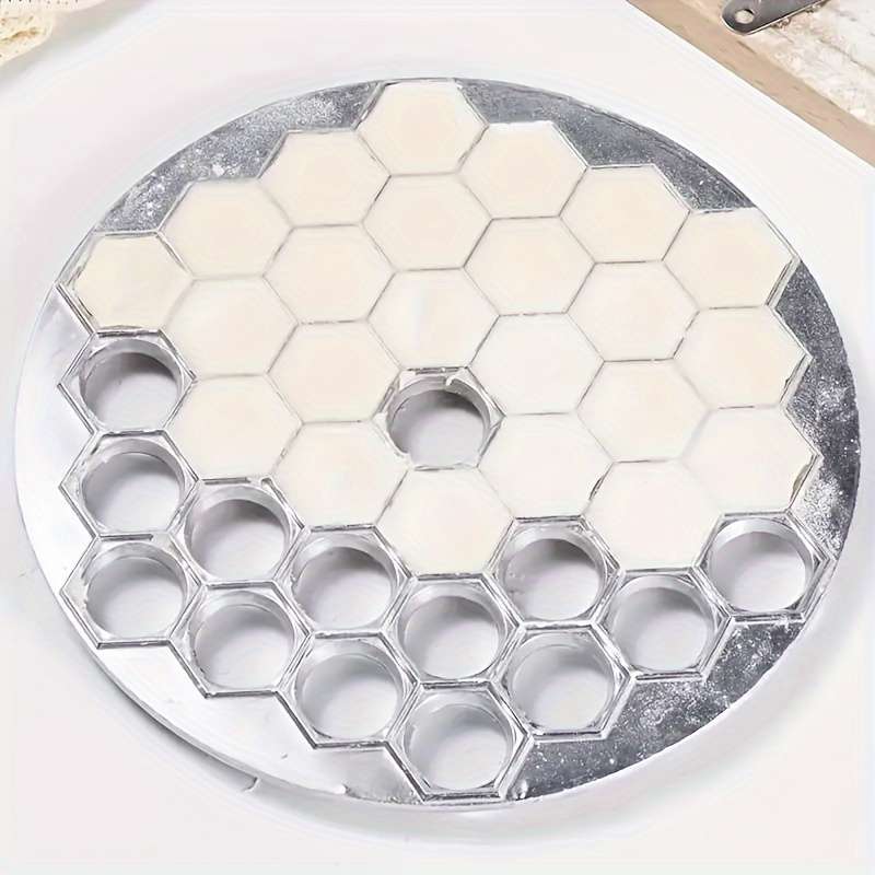 1pc Easy-to-Use Aluminum Dumpling Maker 37-Hole Ravioli Press for DIY Dough Pastry Perfect for