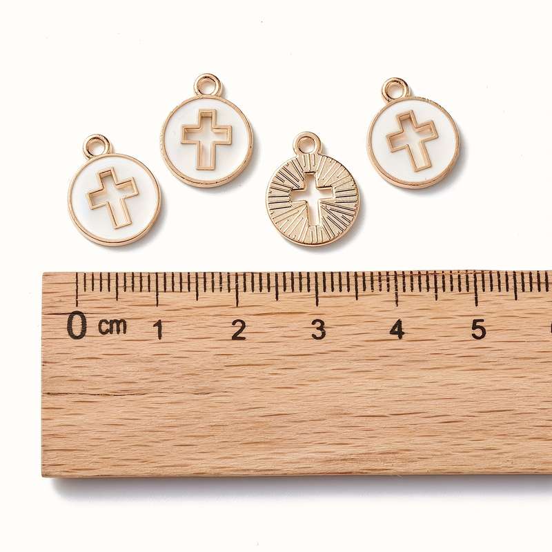 20pcs Platinum Multifunctional Decorative ornaments Jesus Theme Pendant
