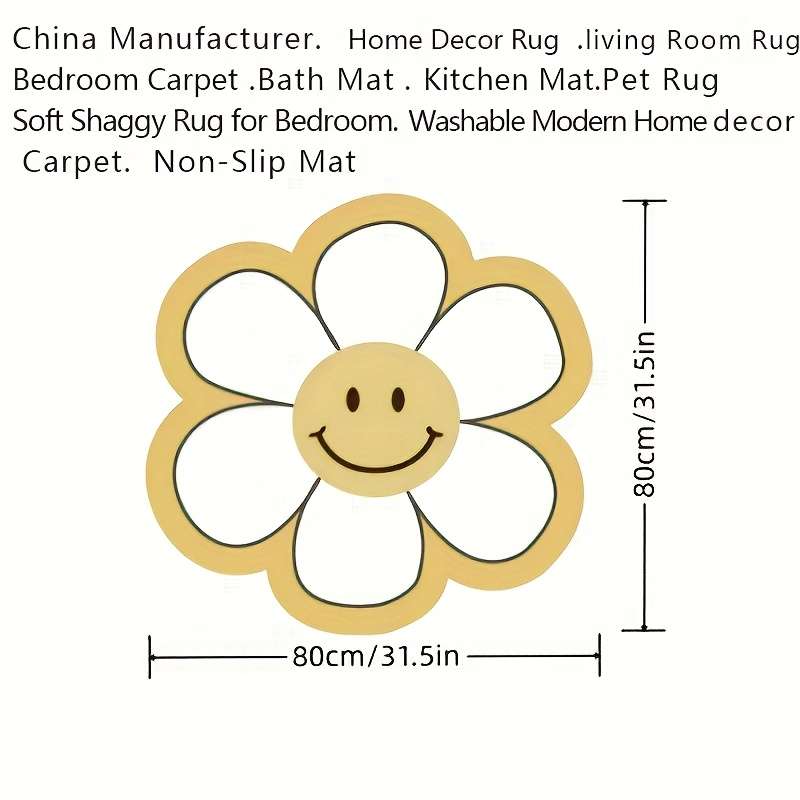 1Pc 80.01x80.01cm Floor Mat