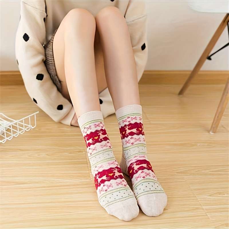 5 Pairs Multicolor High Elastic Socks