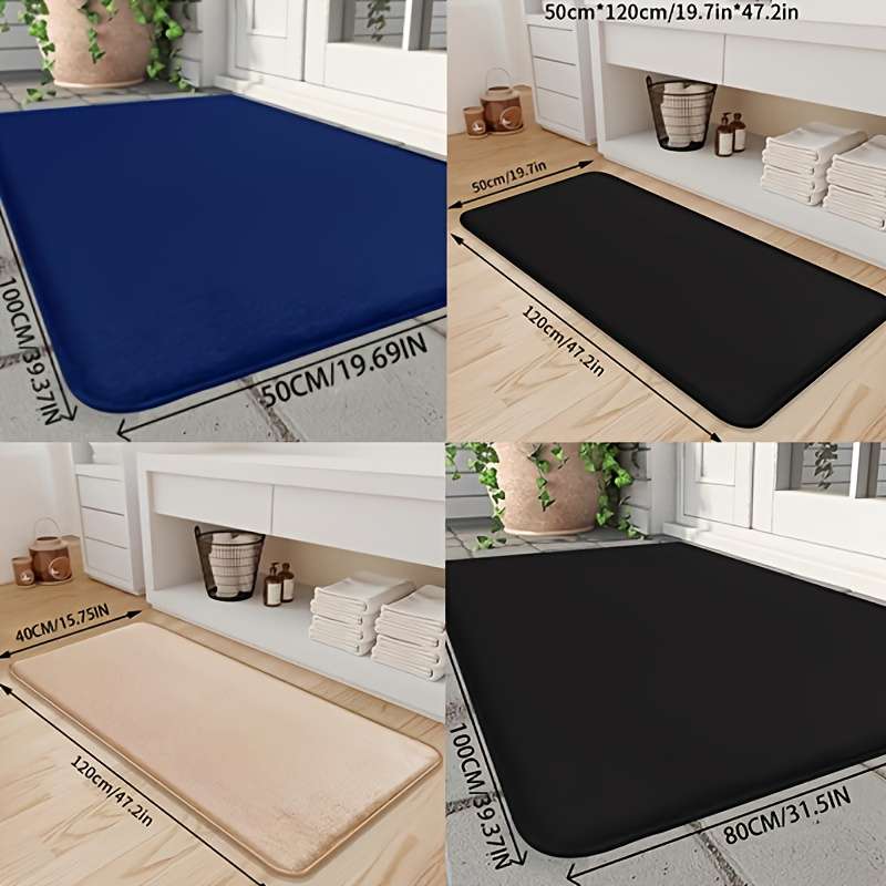 1Pc Dark Gray 40x120cm Floor Mat