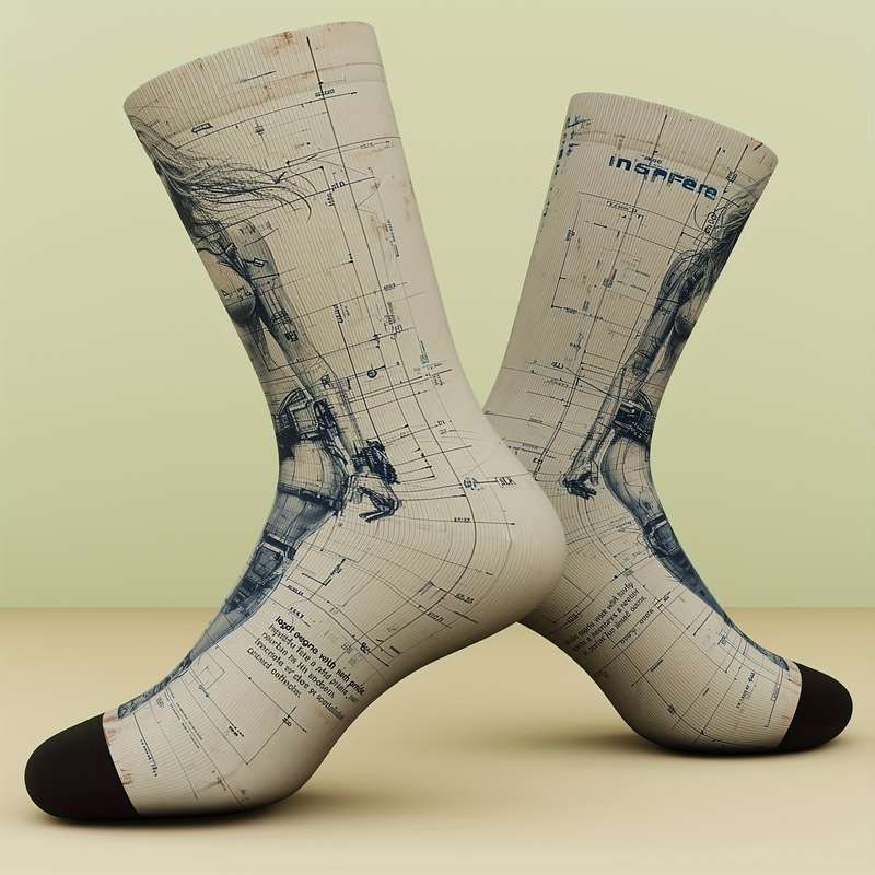 1 Pair Multicolor One Size Socks