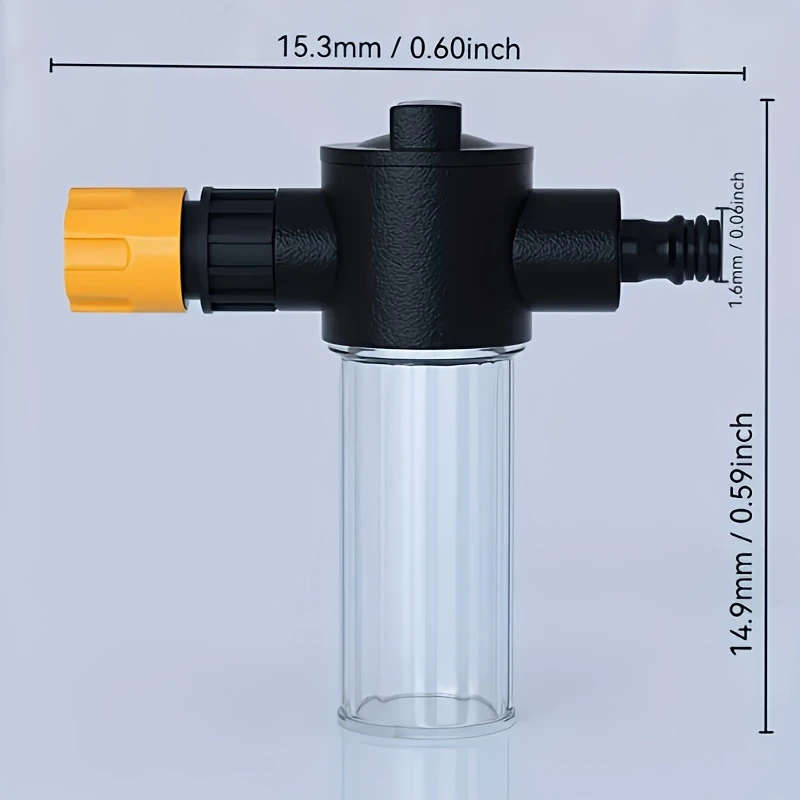 1 Set Quick-Connect Foam Sprayer for Car Maintenance Durable Plastic