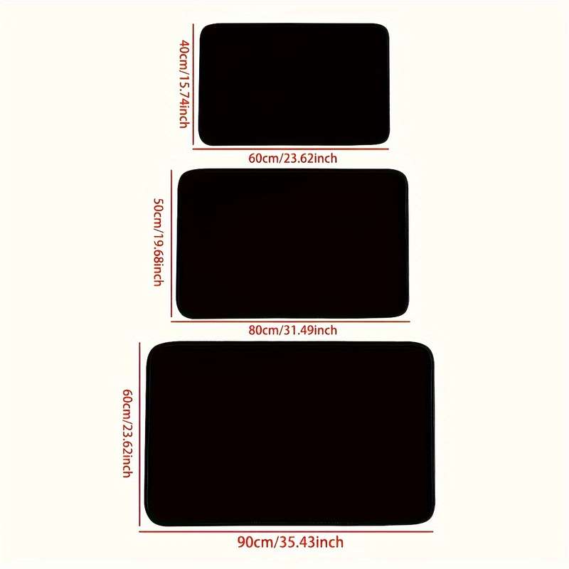 1Pc 23.62x35.43inch 60x90cm Floor Mat