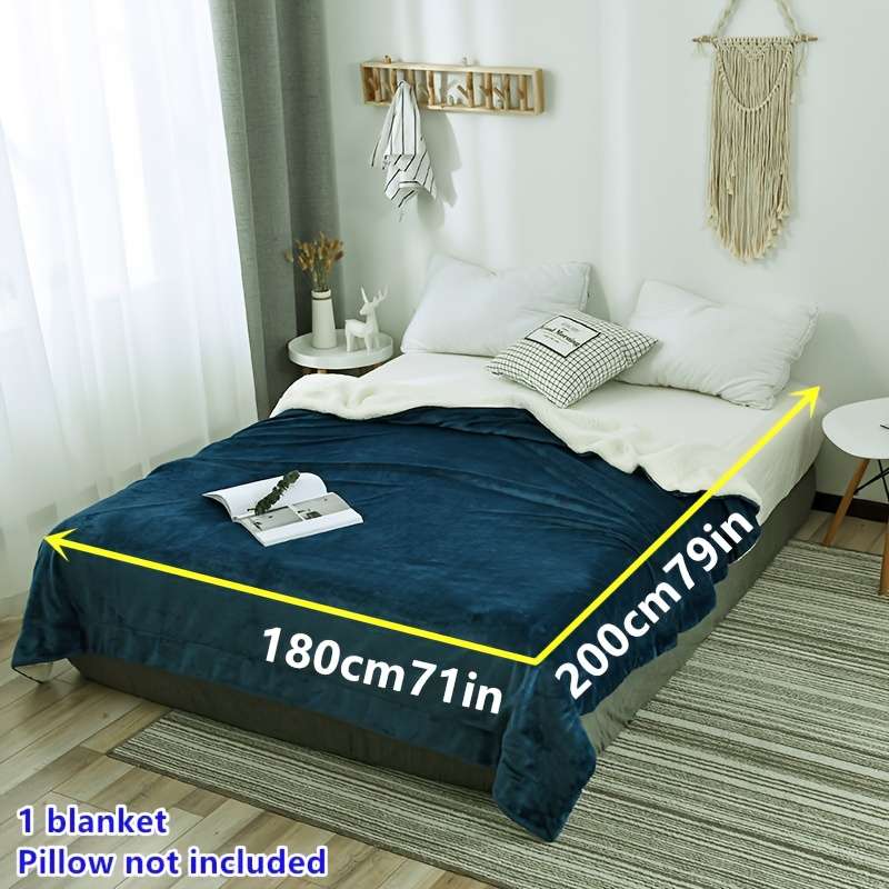 1ps Blanket Color Coffee Color size 120x200cm