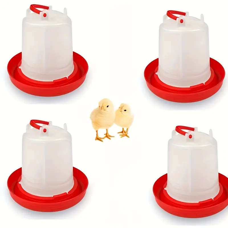 4-Piece Plastic Poultry Drinker Kit