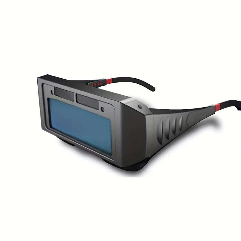 1pc Solar Powered Auto Darkening Welding Goggles Optical Clarity Welding Glasses Protective Automati