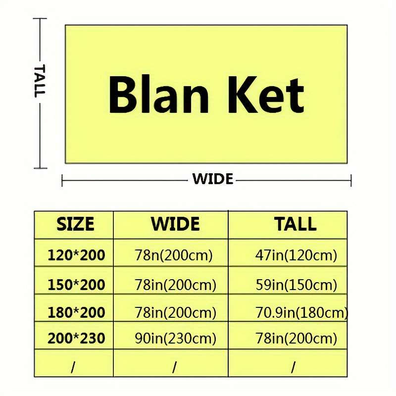 1ps Blanket Color Jam Green size 120.14cmx200.15cm
