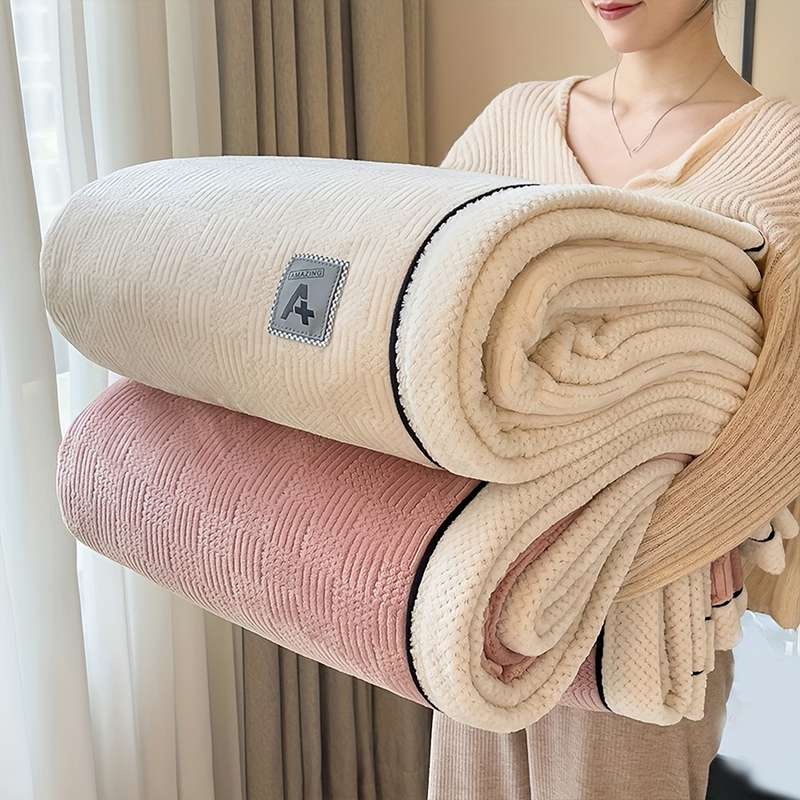 1ps Blanket Color Coffee B size 200x230cm