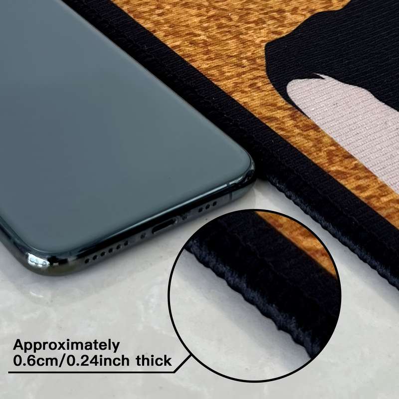 1Pc 40x60cm 15.7x23.6inch Retro Doormat H Floor Mat