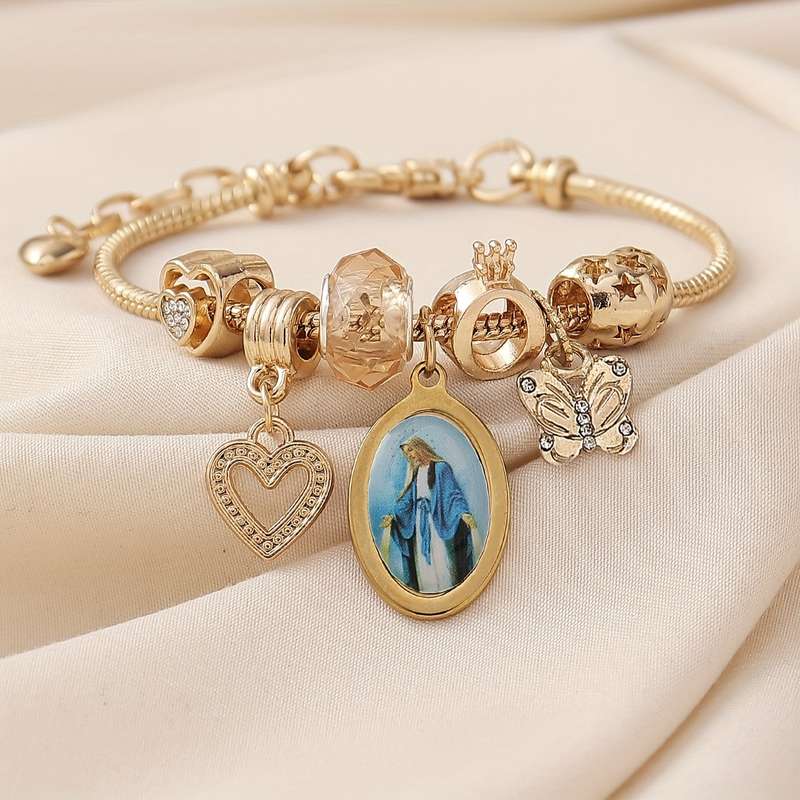 1 Piece Virgin Mary Jesus Theme Pendant