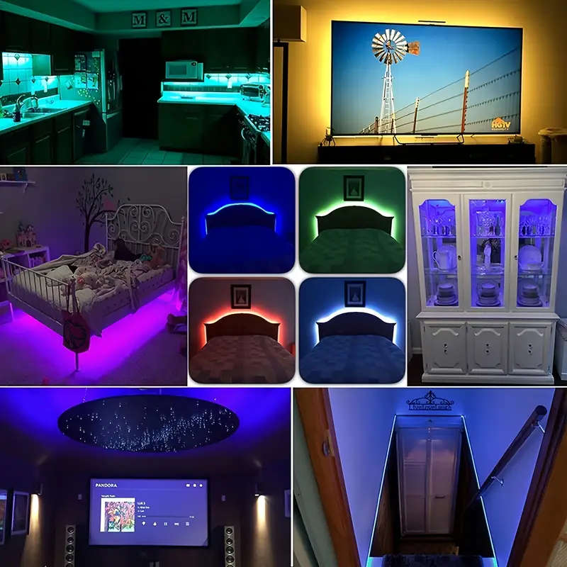 1M RGB LED Strip Lights with USB Power