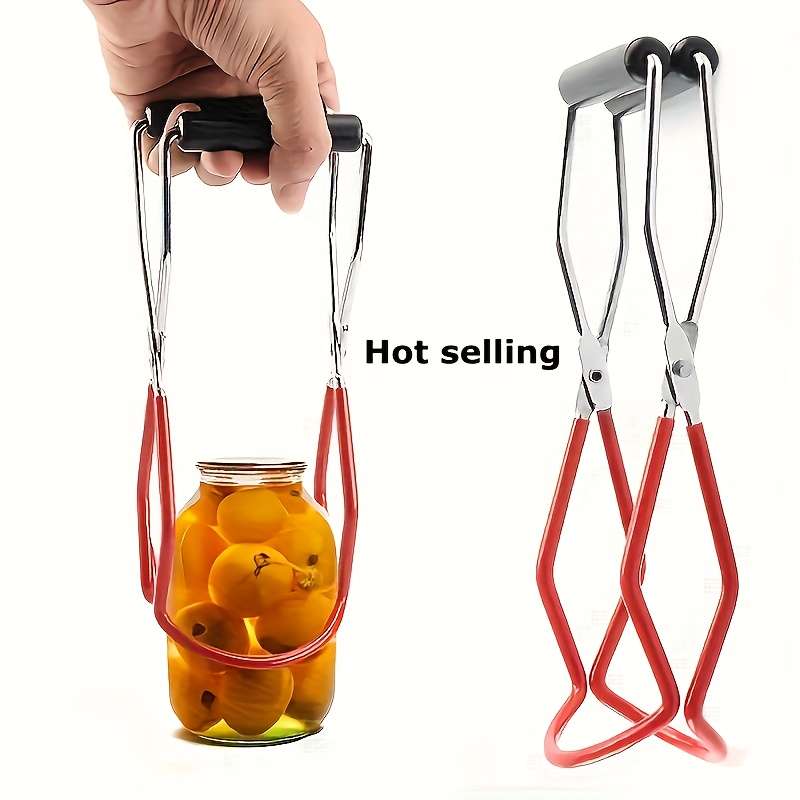 1pc Canning Tong Home Premium One Handed Canning Kit Jar Lifter Canning Tongs Mason Jar