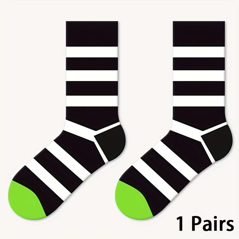 1 Pair Mixed Color One Size Socks
