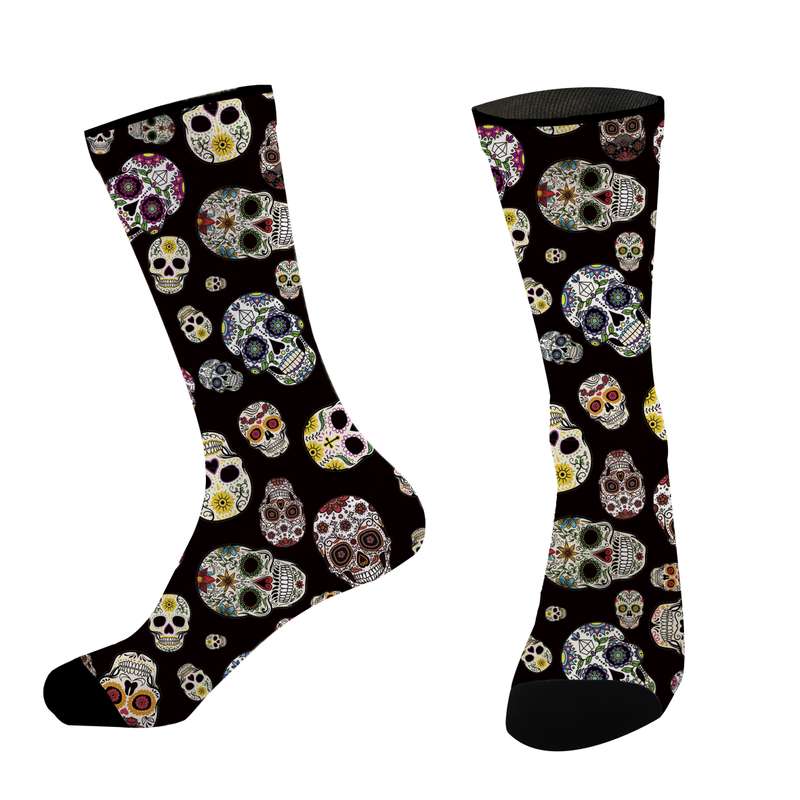 1 Pair Black One Size Socks