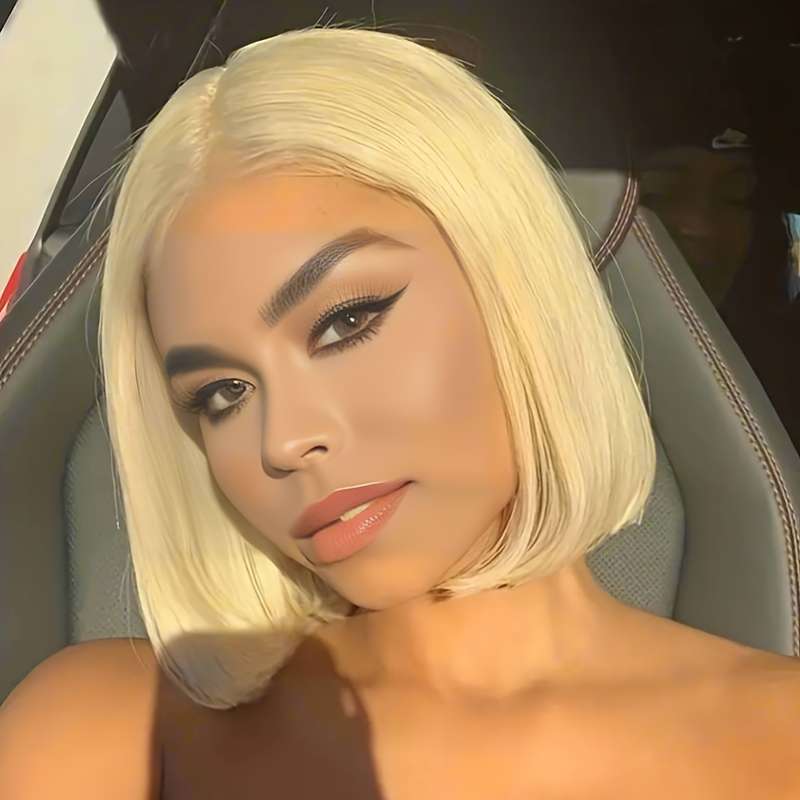 1Pc Golden 30.48cm Fashion Design Wig