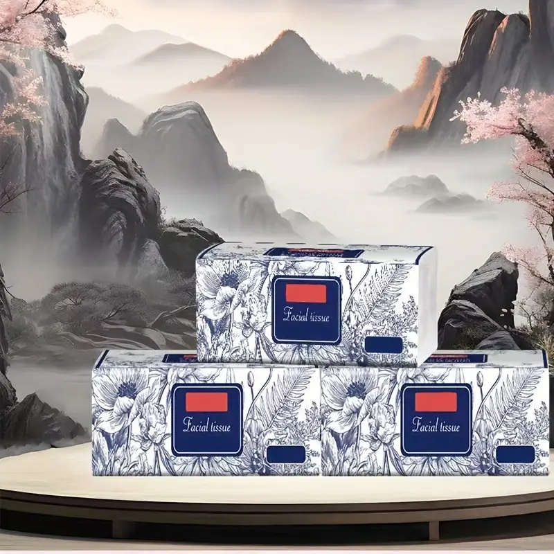 12 Packs Of Facial Tissues 250 Sheets Per Pack