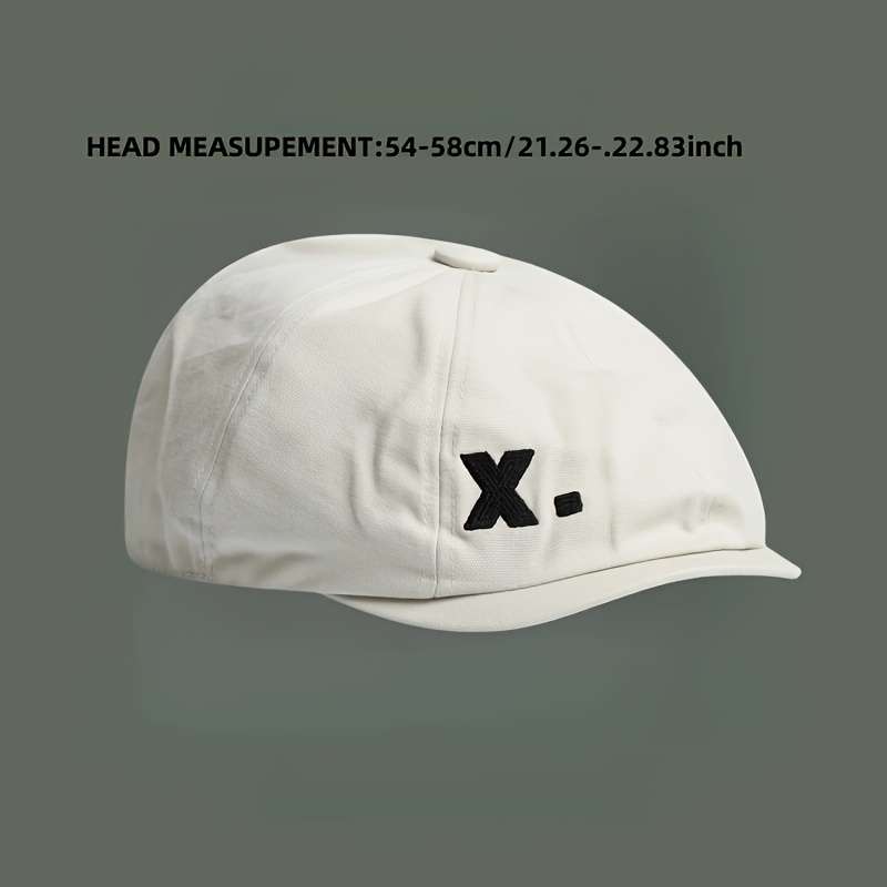 1pc Vintage Literary Japanese Harajuku Style Forward Hat Reverse Wear Hip Hop Street Sophisticated