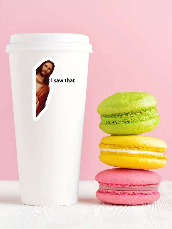 1pc  Jesus Christian Themed Stickers