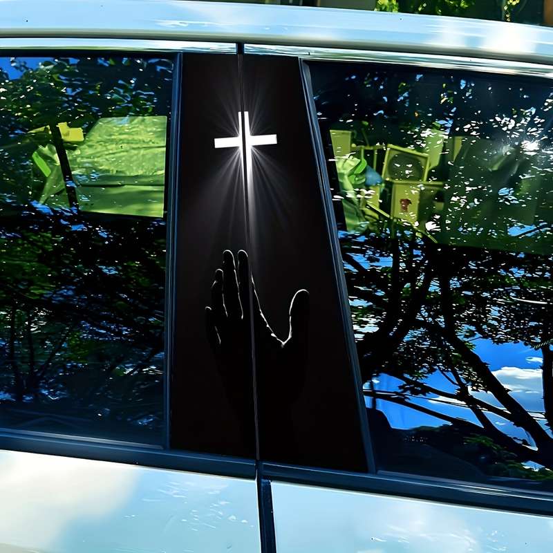 2pcs Jesus Christian Themed Stickers