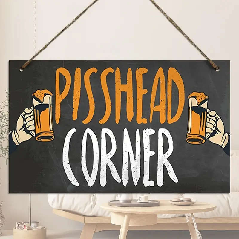 1pc Wooden Beer Party Sign Versatile Bar Decoration for Various Events Creative Pub Decor Accessory