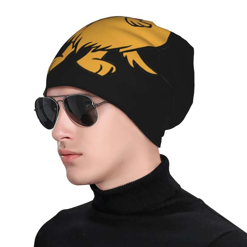 1pc Cartoon Dog Laughing Graphic Skullies Beanies for Men and Women Stretchy Blend Street S