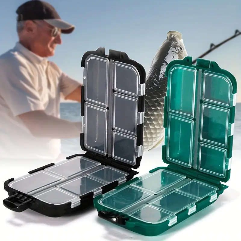 1pc Organize Your Fishing Lures And Jewelry with Multifunctional Plastic Storage Container
