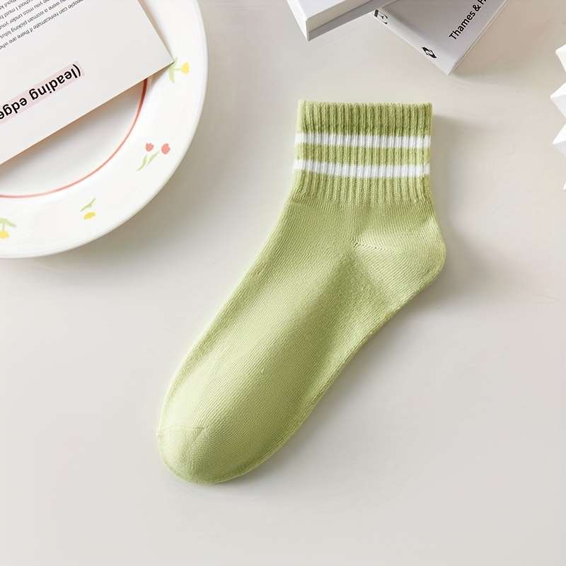 5 Pairs Mixed Color High Elastic Socks