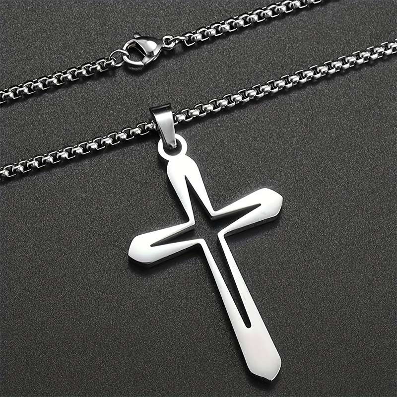 1 Piece Golden Jesus Theme Pendant