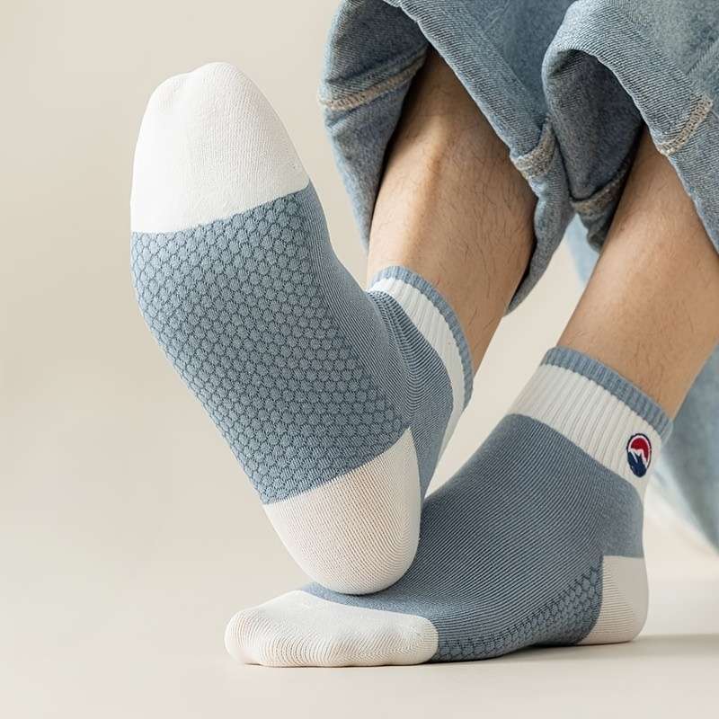 5 Pairs Mixed Colors One Size High Elastic Socks