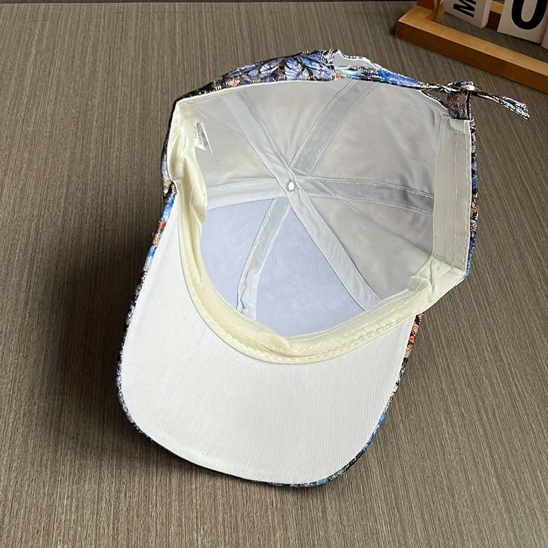 1pc New Fashionable Women's Baseball Cap with Details for Travel Four Seasons Sun Protection and S