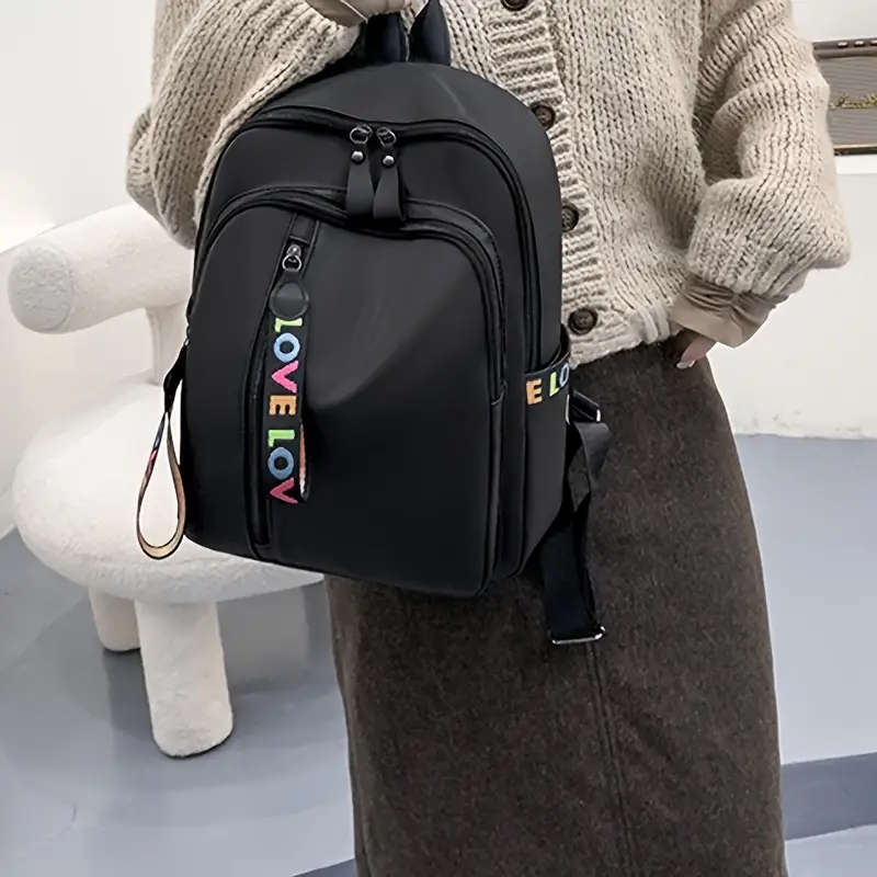 1pc Large Capacity Backpack for High School and Junior High Students Lightweight Travel Computer Bag