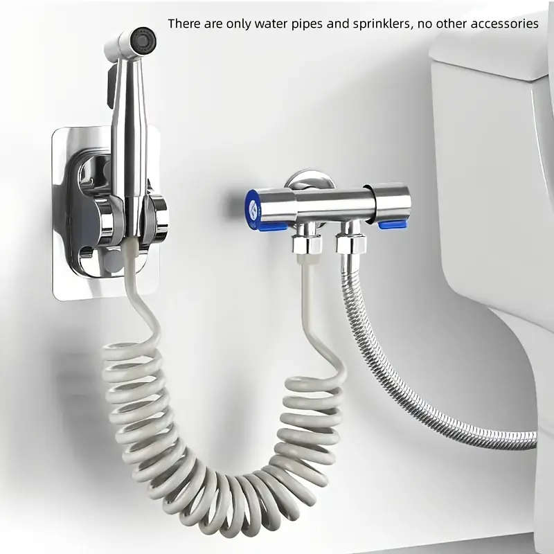 1pc Handheld Bidet Sprayer Set 304 Stainless Steel Spray Gun Shower Toilet Bidet Faucet Sprayer with