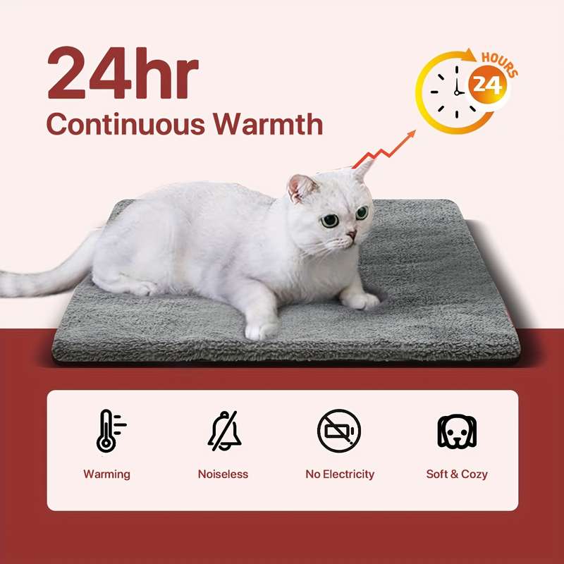 1PC Pet Mat Dark Gray Size 70x50CM 28x20IN